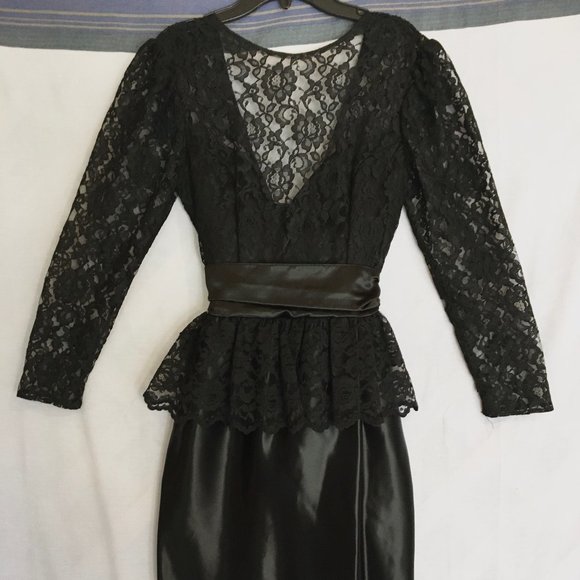 Gunne Sax Dresses & Skirts - Vintage Gunne Sax dress Small Black 1980's-1990's